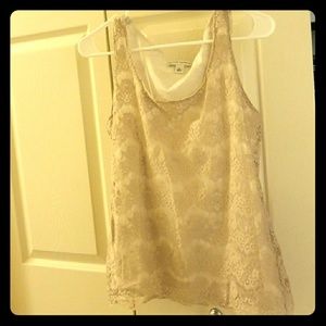 Banana Republic lace sleeveless top